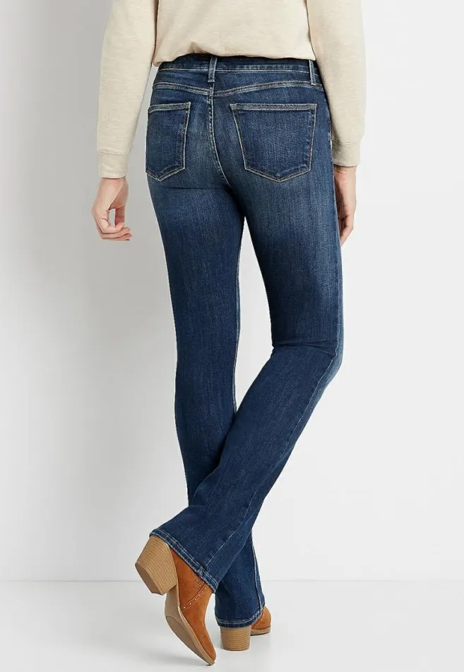 Women Silver Jeans Co Most Wanted Dark Wash Bootcut Jean Maurices Jeans
