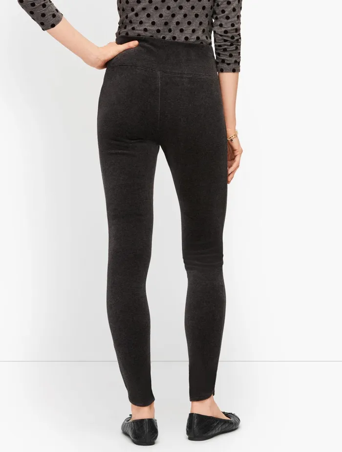 Women Skinny and Leggings Talbots Lightweight Velour Leggings