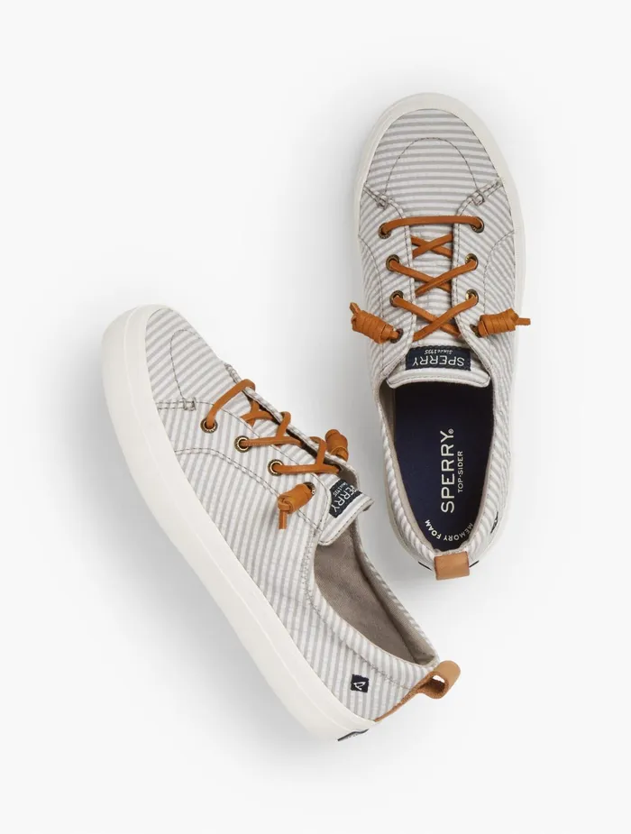 Women Sneakers Talbots Sperry Crest Vibe Sneakers Greywhite