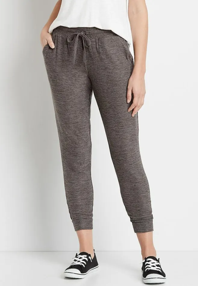 Women Super Soft Cozy Jogger Pant Maurices Bottoms