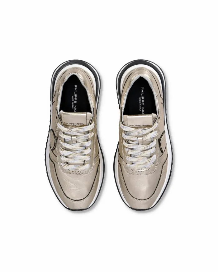 Women Tropez 21 Sneakers Gold Shoes Paris Philippe Model Paris Casual