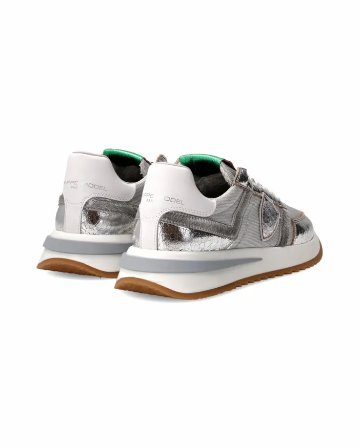 Women Tropez 21 Sneakers Silver Shoes Philippe Model Paris Casual