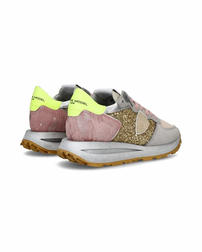 Women Tropez Haute Sneakers Gold Shoes Paris Philippe Model Paris Casual
