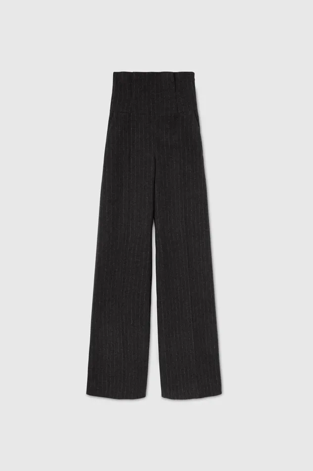 Women Trousers Ermanno Scervino Designer Wool Bootcut Trousers With Waistband 8211 Ermanno Scervino
