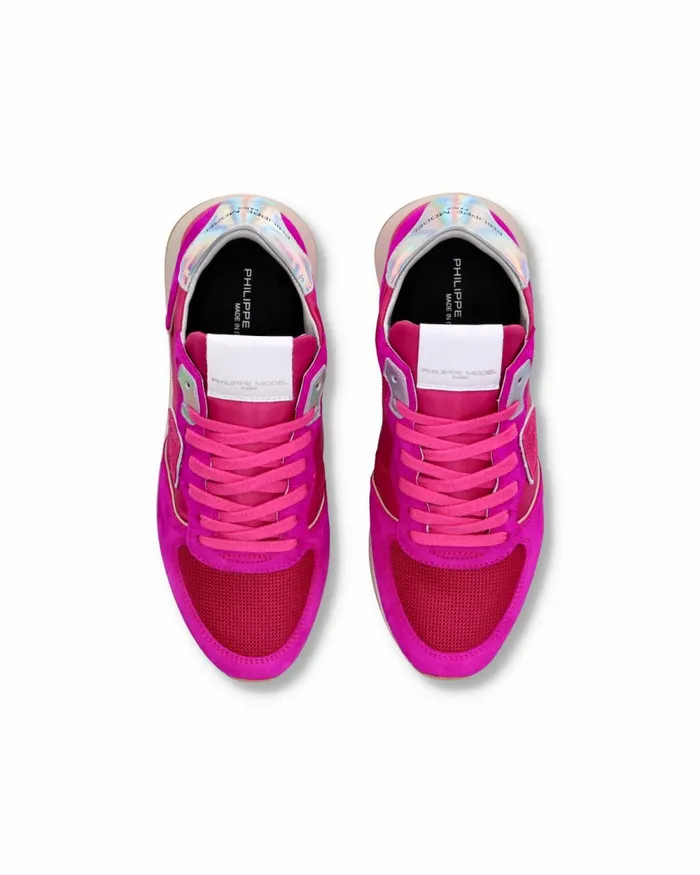Women Trpx Sneakers Fuchsia Shoes Philippe Model Paris Low