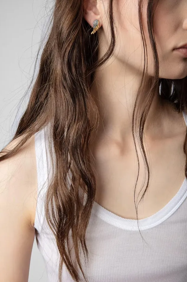 Zadig and Voltaire Jewellery ROCK FEATHER EARRING 8211 WomenMen Zadig and Voltaire Jewellery ROCK FEATHER EARRING 8211 WomenMen