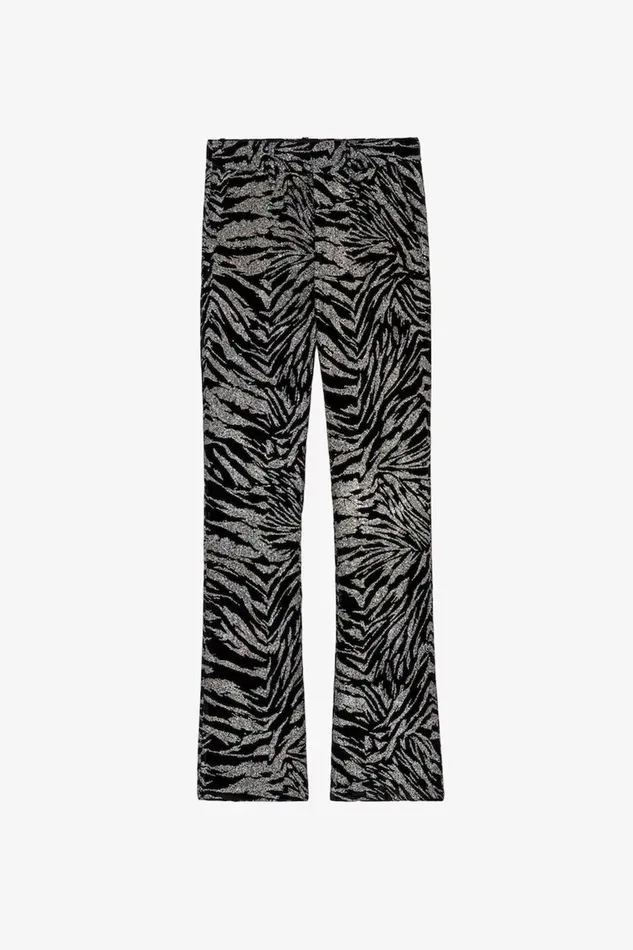 Zadig and Voltaire Pants POLIS VELVET SPARKLE BLACK 8211 Women Zadig and Voltaire Pants POLIS VELVET SPARKLE BLACK 8211 Women