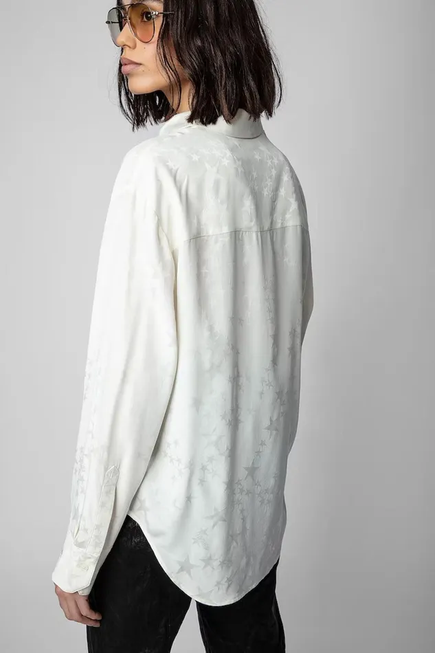 Zadig and Voltaire Shirts and Tops MORNING JAC SHIRT OFF WHITE 8211 Women Zadig and Voltaire Shirts and Tops MORNING JAC SHIRT OFF WHITE 8211 Women