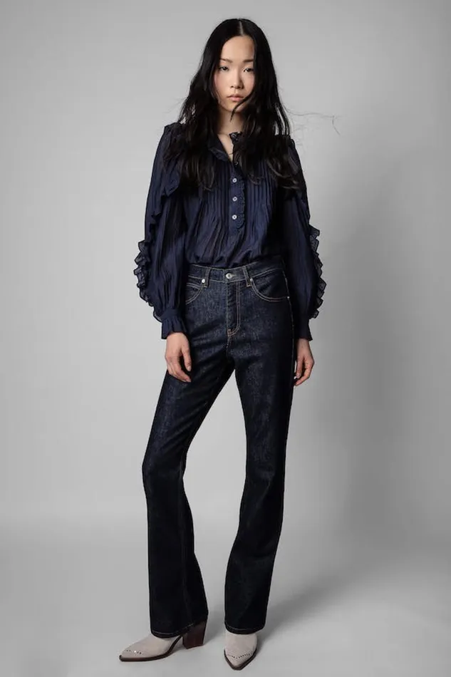 Zadig and Voltaire Shirts and Tops TIMMY BLOUSE N DEEP NAVY 8211 Women
