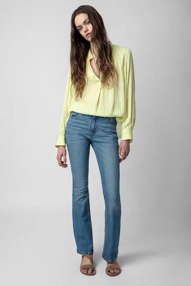 Zadig and Voltaire Shirts and Tops TINK SATIN RAYE LIGHT 8211 Women Zadig and Voltaire Shirts and Tops TINK SATIN RAYE LIGHT 8211 Women