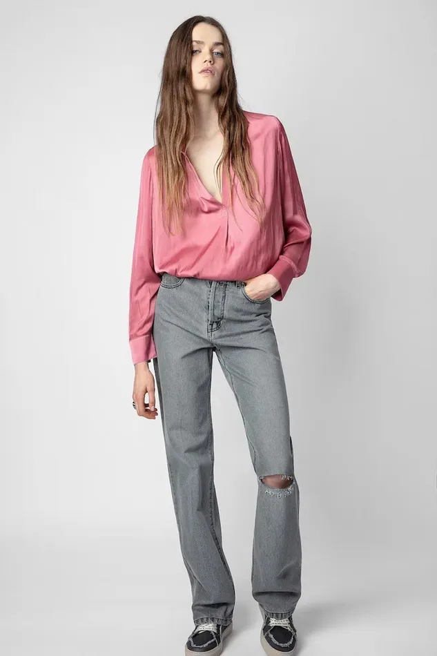 Zadig and Voltaire Shirts and Tops TINK VIEUX ROSE 8211 Women Zadig and Voltaire Shirts and Tops TINK VIEUX ROSE 8211 Women