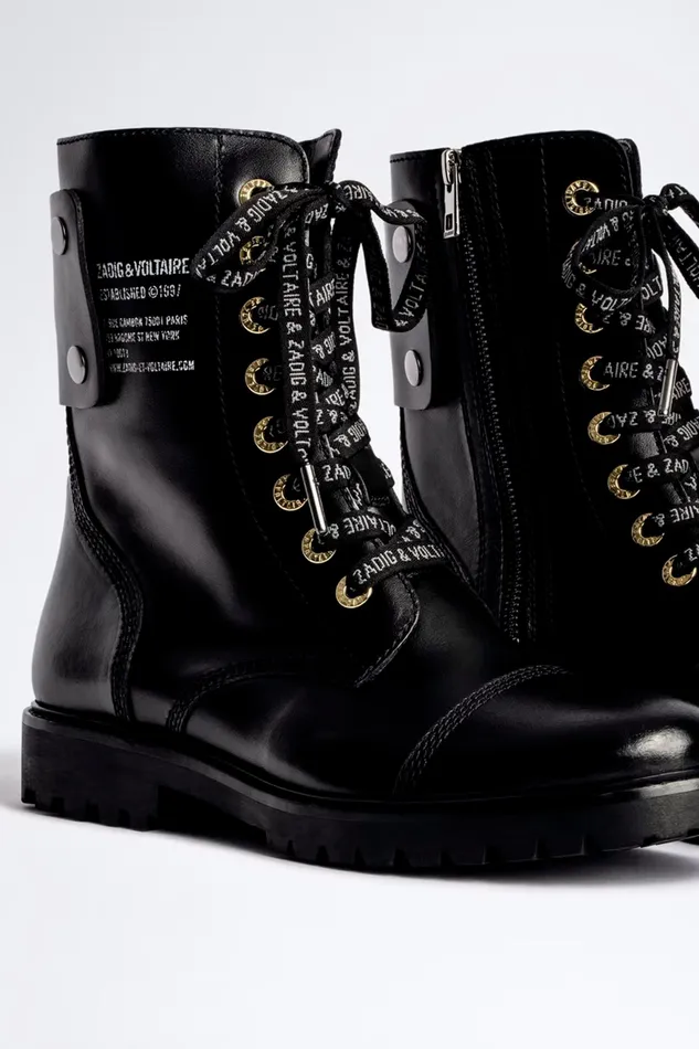 Zadig and Voltaire ShoesBoots JOE SIDE PRINT BOOT BLACK 8211 WomenMen Zadig and Voltaire ShoesBoots JOE SIDE PRINT BOOT BLACK 8211 WomenMen